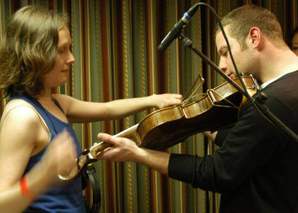Bat For Lashes let Dermot have a fiddle