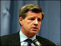 O administrador americano no Iraque, Paul Bremer