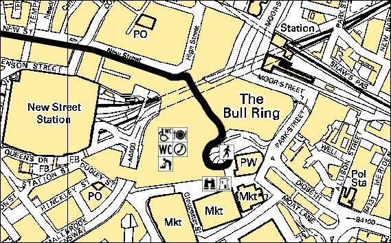 Map of Birmingham