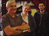 Franco, Kim and Domenico Sanna