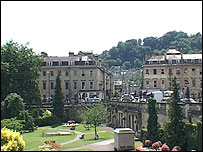 View across to Beechen Cliff