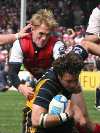 Thomas Lombard of Worcester Warriors Rugby Club