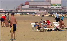 Pic: Great Yarmouth beach.
