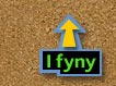 i fyny