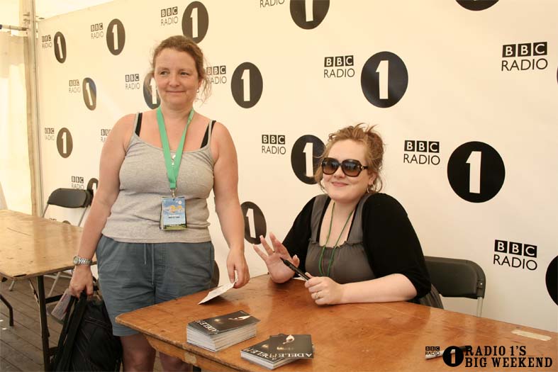 Signing sessions with Adele
