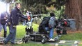 Screenshot from 'Angus Thongs... Set Visit'