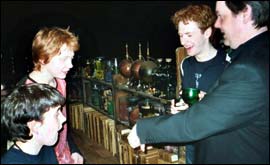 Picture: Chris Rankin with Rupert Grint and Devon Murray
