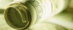 US dollar rolled up