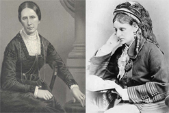 Angela Burdett Coutts by kind permission of The British Library (Manuscript No. 10604.g.10 Vol. II Pg515) and Josephine Butler by kind permission of The Women's Library