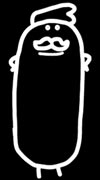 One of Mr Scruff's cartoons