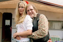 Peter Kay and Julia Davis in 'Little Britain Abroad'