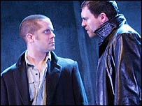Peter Milne and Brian Alexander in Trainspotting