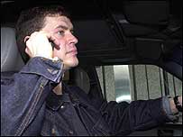 Driver on mobile