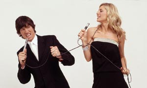 Vernon Kay and Tess Daly
