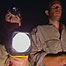 Adventurer on a night hunt