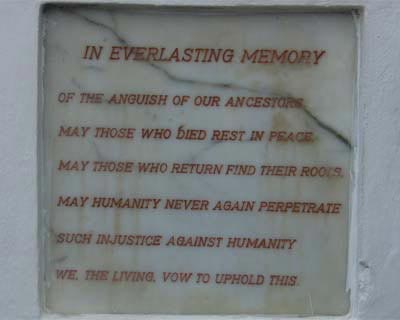 Slave memorial