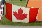 Canadian camp flag.