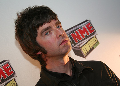 Backstage at the NME Awards