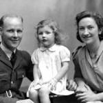 From left to right:  Jack Bird, Jean Bird, Marjorie Bird (1941)