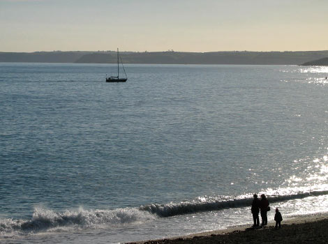 Gyllyngvase beach Falmouth 