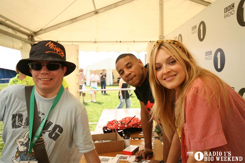 Signing sessions with Fearne and Reggie