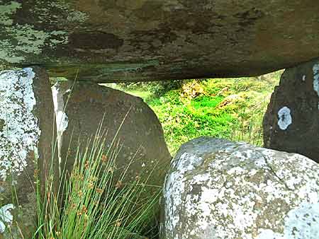 Under the Dolmen known as "The Druid's Altar"