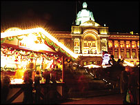 Victoria Square at Christmas