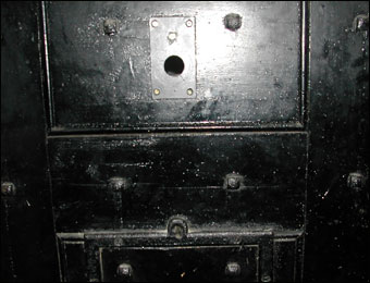 Prison door.