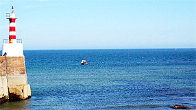 A lighthouse