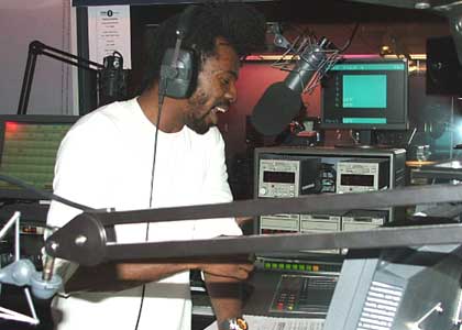 Ras in the studio