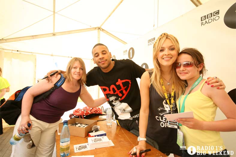 Signing sessions with Fearne and Reggie