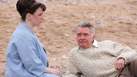 Melanie Clark Pullen and Martin Shaw