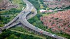 Mesmerising footage of thousands of cars travelling on the M4, M5 and M6