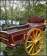 Sowerby Bridge rushbearing cart
