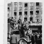 Our lorries in Lille Main Square, 3-4 pm on V.E. Day. Our lorries in Lille Main Square, 3-4 pm on V.E. Day.