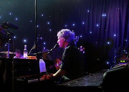 Tim Finn at the piano
