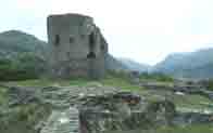 Photograph showing the ruin of Dolbadarn Castle