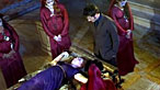 The Doctor and Donna Noble in the episode The Fires Of Pompeii The Doctor and Donna Noble in the episode The Fires Of Pompeii