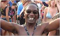 A grin from ear to ear