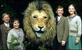 Still from the BBC TV series The Lion, the witch and the wardrobe