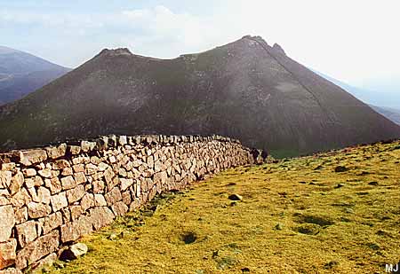 Mourne Wall on Meelmore