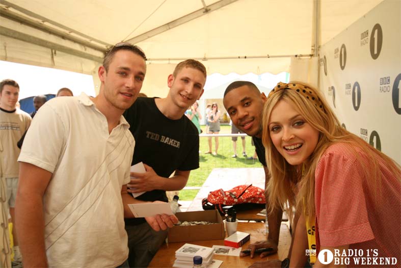 Signing sessions with Fearne and Reggie
