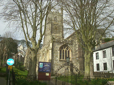 Fowey church