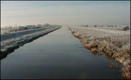 Frosty river