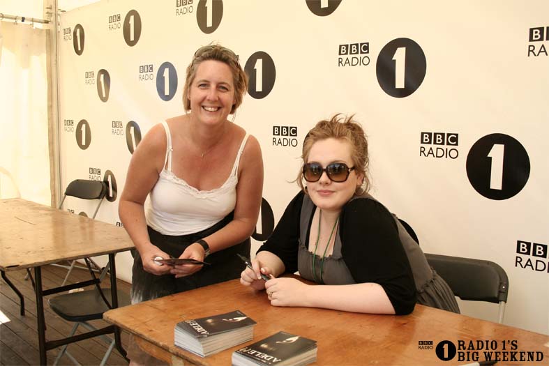 Signing sessions with Adele