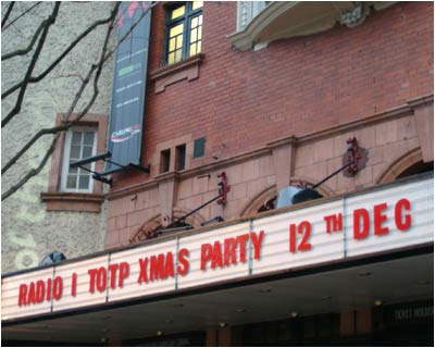Backstages photos from the R1 / TOTP Christmas Party