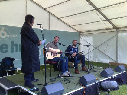 Frightened Rabbit in the Hub Tent