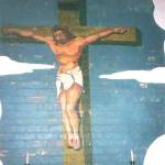 Wartime crucifixion painted by Bud Doyle, image courtesy of Ralph Baird’s web site Wartime crucifixion painted by Bud Doyle, image courtesy of Ralph Baird’s web site