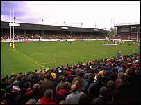 Crowds at Welford Road Stadium