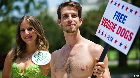 Pareja vegana